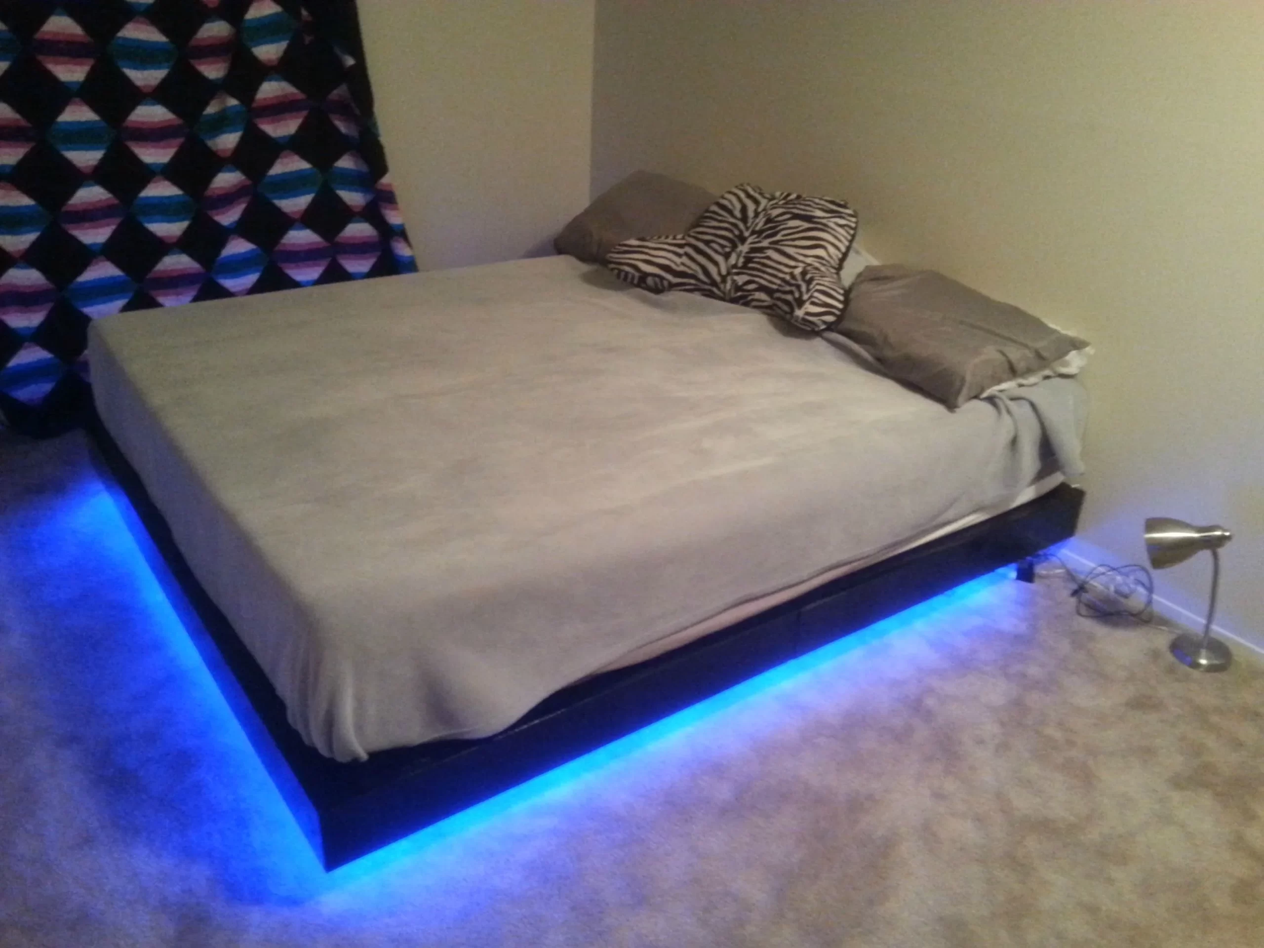 How to Put LED Lights Under the Bed